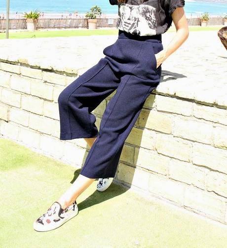 culottes y zapatillas