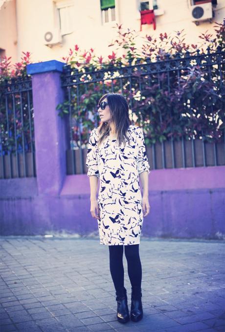 street style barbara crespo purple sheinside dress fashion blogger outfit blog de moda