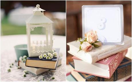 Libros para la decoración de tu boda