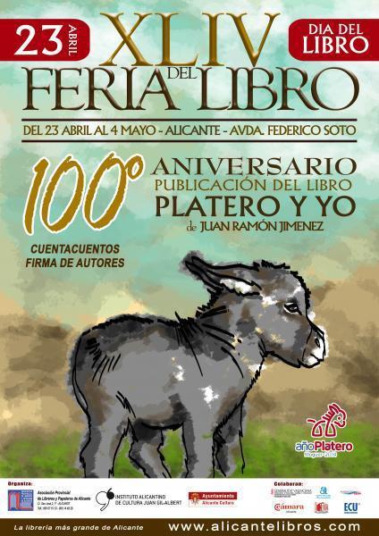 Cartel Promocional de la Feria del Libro Alicante 2014