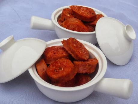Chorizos escaldados olla GM