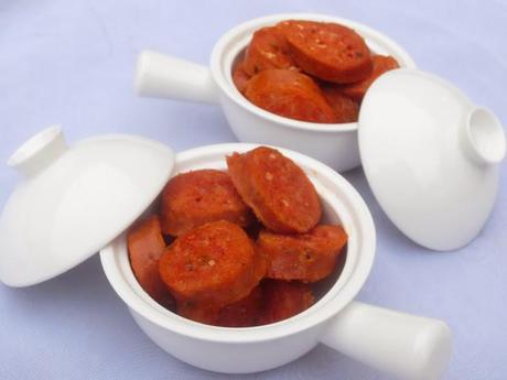 Chorizos escaldados olla GM