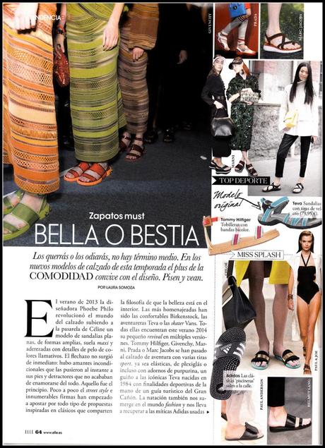 El rincón de ELLE: Lunares, denim, tonos pasteles, las sandalias que triunfan y más