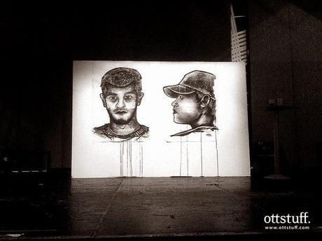 Entrevista a CENZ y OTTSTUFF, arte urbano y performance de pintura en directo Entrevista a CENZ y OTTSTUFF, arte urbano y performance de pintura en directo