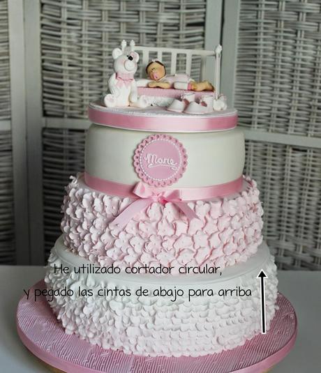 Tarta con Volantes