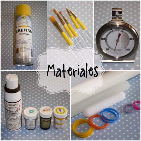 Materiales para decoración de tartas con Fondant