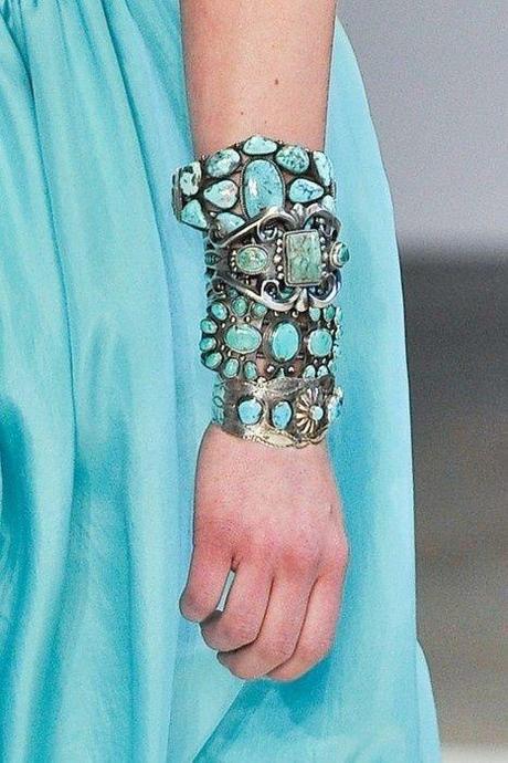 brazalete plata vieja y turquesa brazalete plata vieja y turquesa