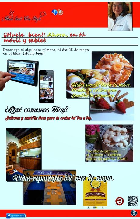 Revista mensual de cocina ¡Huele Bien!