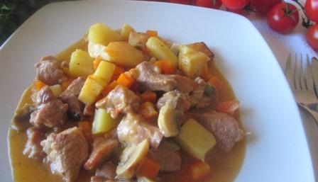 Recetas para cocinar pavo guiso de pavo con verduras