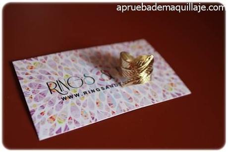 Primer Haul de Rings and Tings anillo hoja de Rings and Tings leaf ring