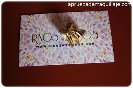 Primer Haul de Rings and Tings anillo hoja de Rings and Tings leaf ring