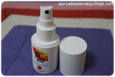 Review del Protector Solar P20 Bote en spray del protector solar P20 de riemann