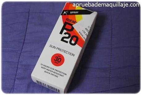 Review del Protector Solar P20 Caja del protector solar P20 de riemann