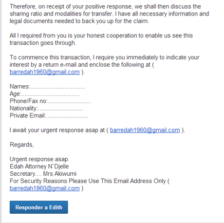 Pishing en Linkedin. Fraude profesional