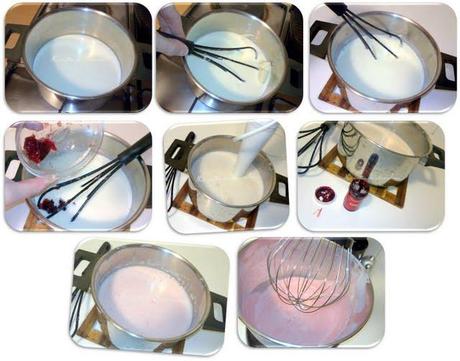 Tarta Hello Kitty con bizcocho de chocolate blanco y fresa relleno de ganaché de fresa