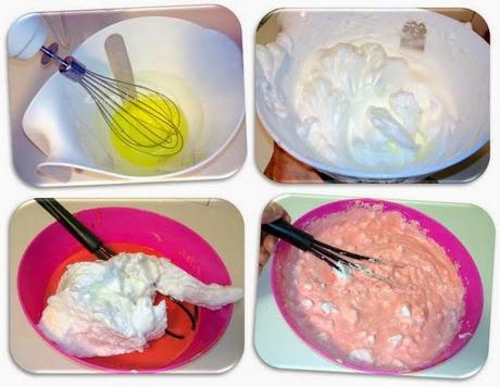 Tarta Hello Kitty con bizcocho de chocolate blanco y fresa relleno de ganaché de fresa