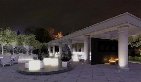 Propuesta de terraza de verano para un céntrico hotel de Madrid