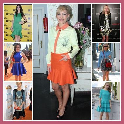 n Se llevan las FALDAS con vuelo 