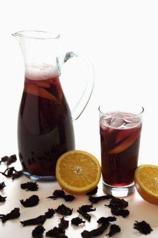 Infusión de flor de hibiscus o flor de jamaica