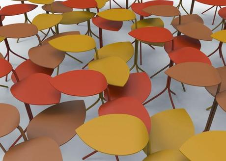 Morning Glory: Las mesas de Marc Thorpe, inspiradas en hojas de vid
