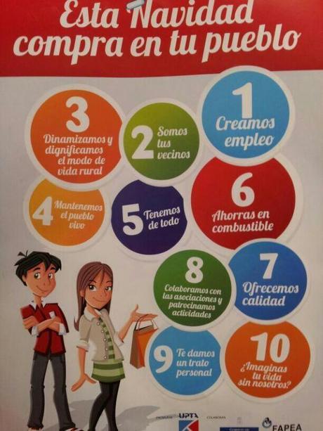 Más carteles de apoyo al comercio urbano y consumo responsable Compra en el pequeño comercio
