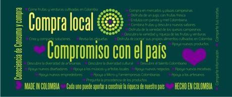 Más carteles de apoyo al comercio urbano y consumo responsable Compra en el comercio local en Colombia