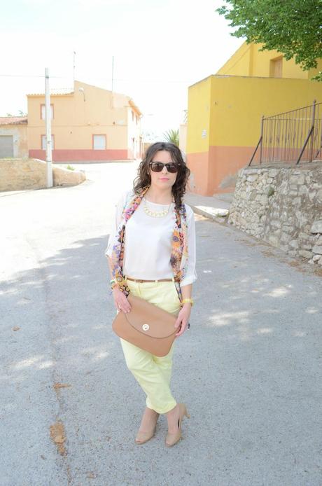 Yellow Ankle Pants