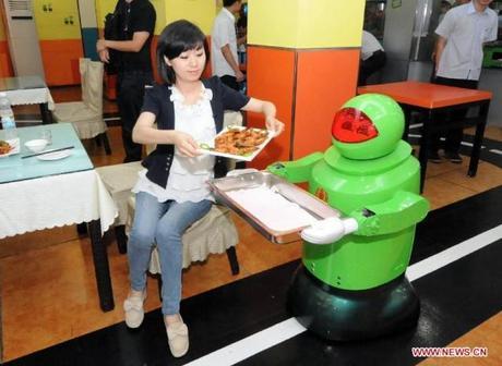 En china ya hay Cocineros y camareros robots Cocineros y camareros robots