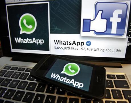 Facebook compra Whatsapp por un total de 16.000 millones de dólares.