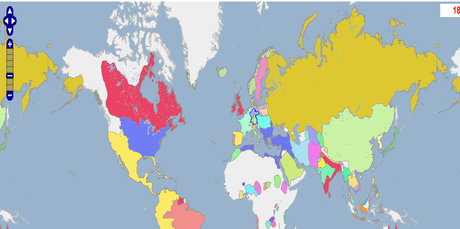 El mayor mapa histórico interactivo, Geacron.