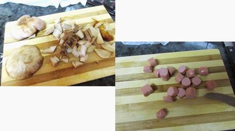 RISOTTO CON CHORIZO Y TORTA DEL CASAR