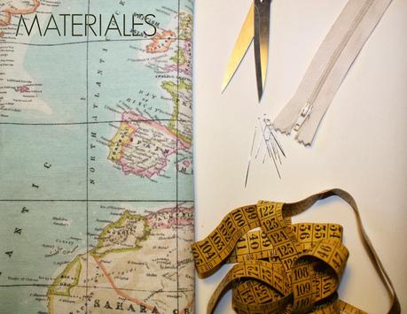 DIY: BOLSO DE MANO MAPA