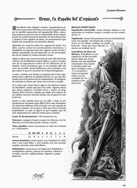 Reglas de Aenur,La Espada del Crepúsculo
