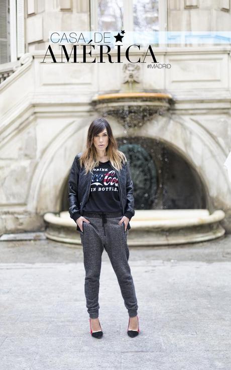 street style barbara crespo casa de america madrid C&A coca cola tshirt outfit fashion blogger blog de moda