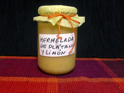 Mermelada de plátanos y cítricos