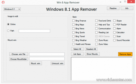 eliminar aplicaciones windows 8.1