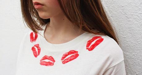 DIY ESTAMPADO BESOS