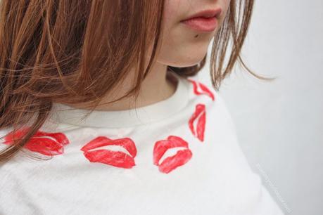 DIY ESTAMPADO BESOS