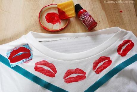 DIY ESTAMPADO BESOS