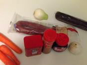 Judiones chorizo zanahoria. Comida para oficina.