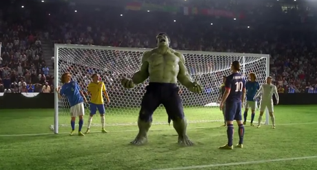 Hulk hace acto de presencia en el anuncio de nike para el mundial de futbol  2014 - Paperblog