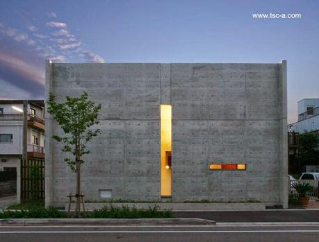 Residencia japonesa minimalista de hormigón armado desnudo. - Paperblog