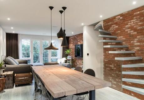 Casa Remodelada con Toques Rusticos en Londres