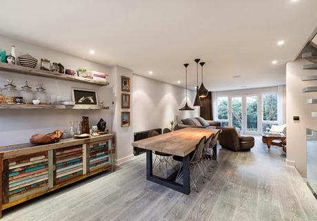 Casa Remodelada con Toques Rusticos en Londres
