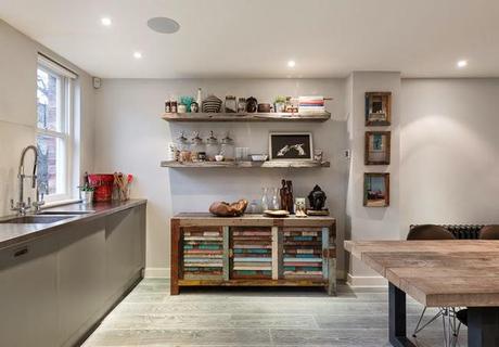 Casa Remodelada con Toques Rusticos en Londres