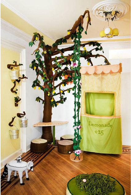 Lindos dormitorios con temática de bosque - Paperblog