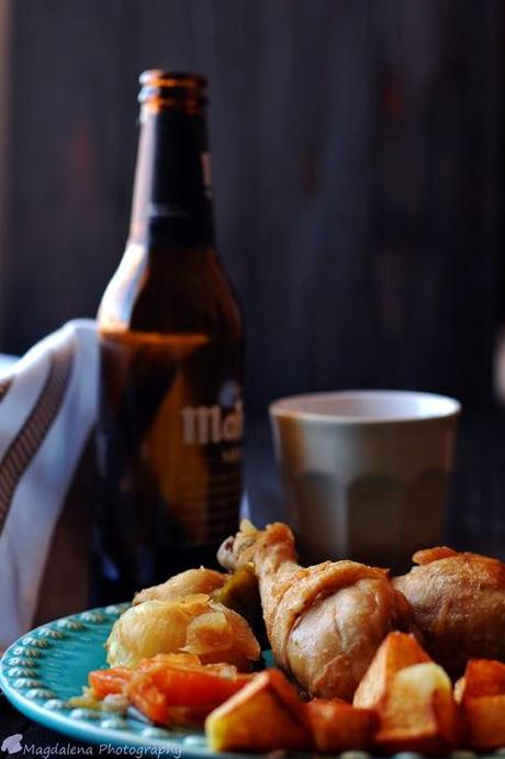 POLLO A LA CERVEZA NEGRA