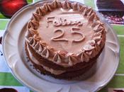 Layer cake nutella cheese cream