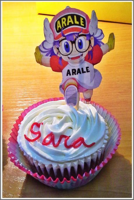 Pedido de cumpleaños motivo Arale