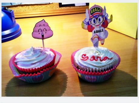 Pedido de cumpleaños motivo Arale